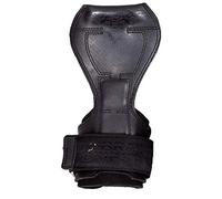 Cobra Grips PRO Weight Lifting Gloves Heavy Duty Straps Alternative Power Lifting Hooks for Deadlifts Adjustable Neoprene Padded Wrist Wraps Support Bodybuilding (PRO Jet Black Rubber)