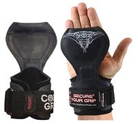 Cobra Grips PRO Weight Lifting Gloves, Heavy Duty Straps, Alternative to Power Lifting Hooks, for Deadlifts with Built in Adjustable Neoprene Padded Wrist Wrap Support