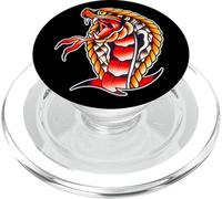Cobra Head King Snake Serpent Tattoo Flash PopSockets PopGrip for MagSafe
