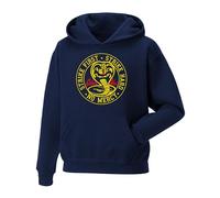 Cobra Hoodie Fighting Karate TV Show 80's Film STRIKE FIRST - STRIKE HARD Unisex Hoodie- Quality Printed Pullover Hooded Top for martial arts TV shows For Fans, Birthday Christmas Uk Men/Women/Kids