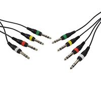 Cobra Jack To Jack Stereo X 4 Patch Lead, 3 metres