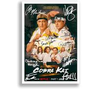 Cobra Kai Cast Signed Autograph A4 Poster Photo Print TV Show Series Season Framed DVD Boxset Memorabilia Gift (Season 6, A4 Poster Only)
