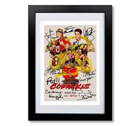 Cobra Kai Cast Signed Autograph A4 Poster Photo Print TV Show Series Season Framed DVD Boxset Memorabilia Gift (Season 3, A4 Black Framed & Mounted)