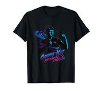 Cobra Kai Never Dies Johnny Blue Silhouette TV Show T-Shirt
