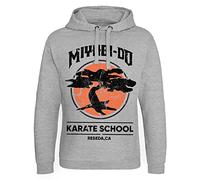 Cobra Kai Officially Licensed Miyagi-Do Karate School Epic Hoodie (Heather Grey), Small