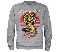 Cobra Kai Officially Licensed Miyagi-Do Karate School Sweatshirt (Heather Grey), Medium