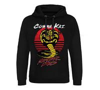 Cobra Kai Officially Licensed Never Dies Epic Hoodie (Black), Small