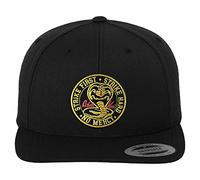 Cobra Kai Officially Licensed Patch Premium Snapback Cap (Black), One Size