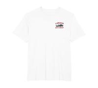 Cobra Kai Retro LaRusso Auto Group Ad Front and Back T-Shirt, Men's Big and Tall, White, 4X Tall