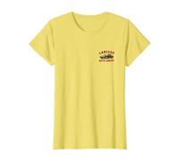 Cobra Kai Retro LaRusso Auto Group Ad Front and Back T-Shirt, Women, Lemon Yellow, 3X-Large