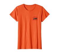 Cobra Kai Retro LaRusso Auto Group Ad Front and Back T-Shirt, Women, Orange, 3X-Large