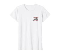 Cobra Kai Retro LaRusso Auto Group Ad Front and Back T-Shirt, Women, White, X-Small