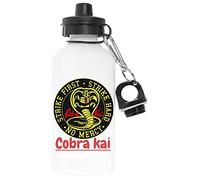 Cobra Kai Snake Pollutant Free White Water Bottle Aluminium For Outdoors