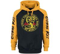 Cobra Kai Strike First Men's Hoodie Black/Yellow, black / yellow, M