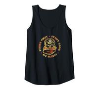 Cobra Kai Strike First Strike Hard Tank Top, Women, Black, Small