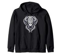 Cobra King Tattoo Zip Hoodie
