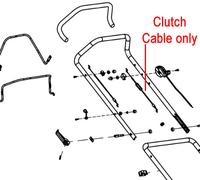 Cobra Lawnmower M51SPC Clutch Drive Cable 29100123101