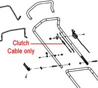 Cobra M46 Lawnmower Clutch Drive Cable 29100115602