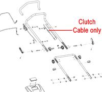 Cobra M56SPB Lawnmower Clutch Drive Cable 29100116302