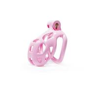 Cobra Male Chastity Cage with Lock & 5 Rings Resin Virginity for Men (Tight)