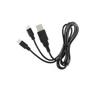 Cobra Micro USB Y-Charging Cable - Extended Dual USB Charging Cord to Charge Two Devices at Once, Compatible with Cobra Walkie Talkies, Smartphones and Tablets