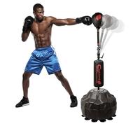 Cobra Reflex Bag - Advanced Reflex Punching Bag with Ultra-Fast Bounceback to Increase Speed, Reflexes, and Stamina - Adjustable-Height Boxing Bag with Stand and Secure Suction Cups…