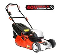 Cobra RM4340VX Push 40v Li-Ion 4.0Ah 43cm Cut c/w x1 4.0Ah Battery & Fast Charger