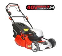 Cobra RM43SP40VX MAX+ 40v Cordless Self-Propelled Rear-Roller Lawn Mower Kit (Inc 2 x 4ah Batteries & Charger)