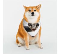 Cobra Snake Dog Bandanas Small Adjustable Dog Scarf Triangle Bibs Double Reversible Kerchief Scarf Washable Daily Handkerchief for Medium Large Dog Puppy Cat Gift