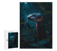 Cobra Snake in The Forest Hobby Jigsaw Puzzle for Adults, 300 PCS, Versatile Leisure for Adults Who Enjoy Jigsaws, for Creative Downtime