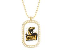 Cobra Snake King Custom Photo Necklace Personalized Picture Pendant Memory Jewelry for Women