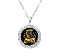 Cobra Snake King Personalized Picture Necklace Photo Pendant Custom Memorial Jewelry for Women