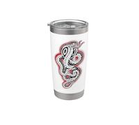 Cobra Snake King Serpent Tattoo Stainless Steel Insulated Tumbler