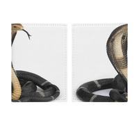 Cobra Snake Passport Holder Slim PU Leather Passports Wallet Portable Passports Protector Passport Cover