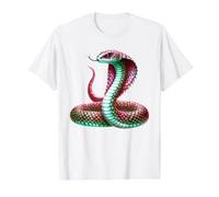 Cobra Snake Serpent x King Cobra Value Graphic T-Shirt, Men, White, L