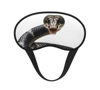 Cobra Snake Sleep Mask for Side Sleeper, Blackout Eye Mask for Women Men, Zero Pressure Sleeping Masks Soft Breathable Eye Cover Comfortable Blindfold Eyeshade for Night Sleep