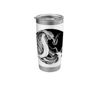 Cobra Snake x King Cobra Serpent Stainless Steel Insulated Tumbler