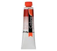 Cobra Study Water Mixable Oil Colour - Light Oxide Red 339-40 ml Tube - Solvent-Free & High Lightfastness