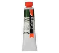 Cobra Study Water Mixable Oil Colour - Sap Green 623 - High-Quality Pigments - Excellent Lightfastness - 40 ml Tube