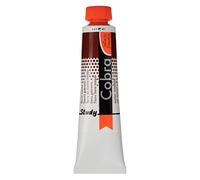 Cobra Study Water Mixable Oil Colour Tube - 40 ml Burnt Sienna 411 - Semi-Opaque - High Lightfastness