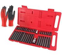 Cobra Tools 40 Piece Hex Star Torx Spline Socket Bit Set Tool Kit Garage Tools Equipment CT415