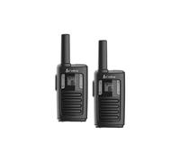 Cobra Two-Way License Free Walkie Talkie (Twin Pack) Radio - Black