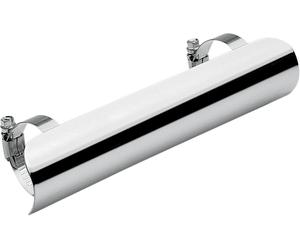 Cobra Universal Crusier Motorcycle Exhaust Heat Shield 7" x 2 1/4" Chrome