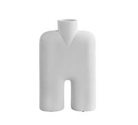 Cobra Vase Tall Medium Bubble White