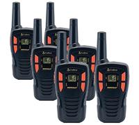 Cobra Walkie Talkies AM255 Six Pack PMR446 5km Range Rechargeable