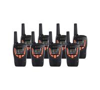 Cobra Walkie Talkies AM655 Eight Pack PMR446 8km VOX Rechargeable
