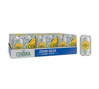 Cobra Zero Premium Alcohol Free World Lager Beer 24 x 330 ml (Cans)