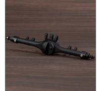 CobraCrawler Aluminum F10T Straight Axle Clear Black Anodized for SCX10 II VS4-10 Phoenix CNC Machined All Inclusive Assembly (Black Rear Axle)