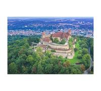 Coburg Castles and Palaces From the Air，Jigsaw Puzzles for Adults 1000 Piece, Teens Boys Girls Puzzles Sturdy Tight Fitting Pieces,Letters On Back for Ideal Challenging And Gift（50x70cm）-AB81
