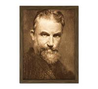 Coburn Portrait Playwright Bernard Shaw Old Photo Large Framed Art Print Poster Wall Decor 18x24 in